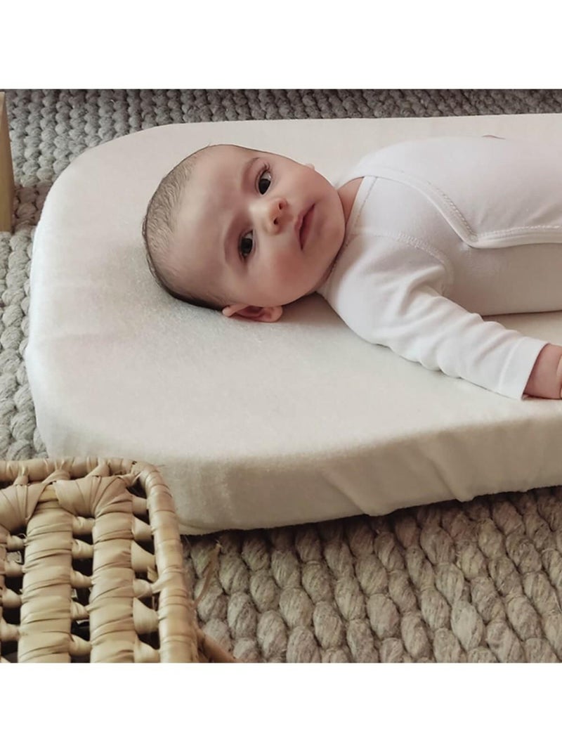 Housse de matelas à langer en viscose de bambou Ecru - Kiabi