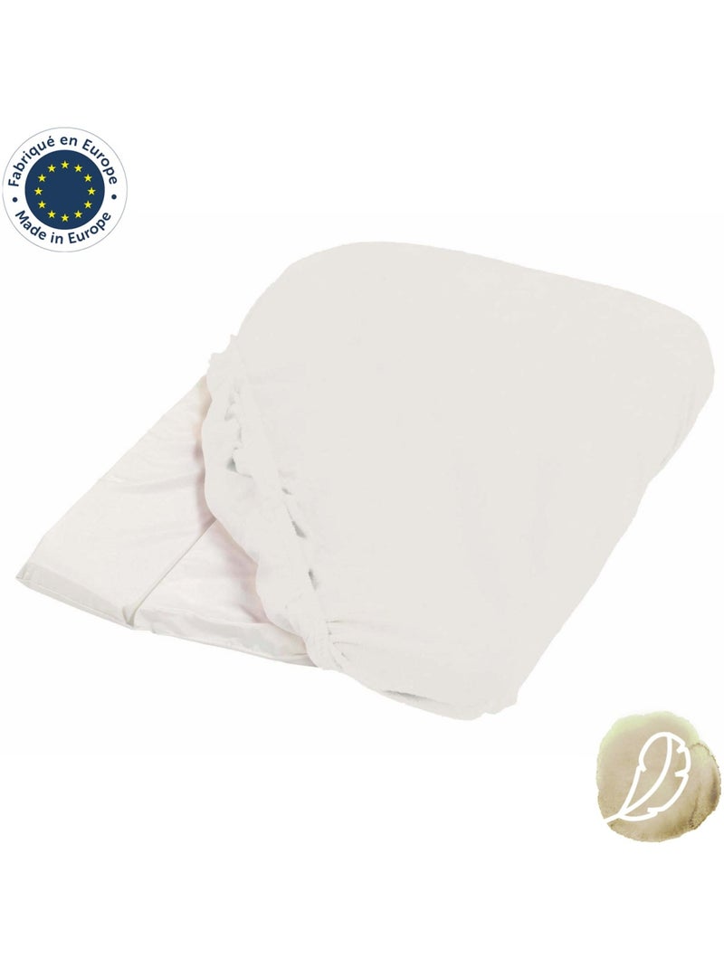Housse de matelas à langer éponge  50x75cm Blanc - Kiabi