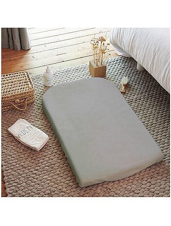 Housse de matelas à langer cassonade éponge 50x75cm