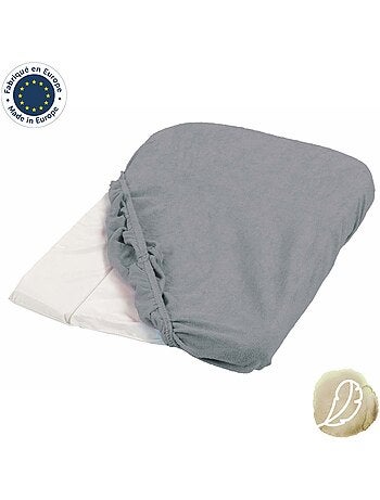 Housse de matelas à langer cassonade éponge 50x75cm
