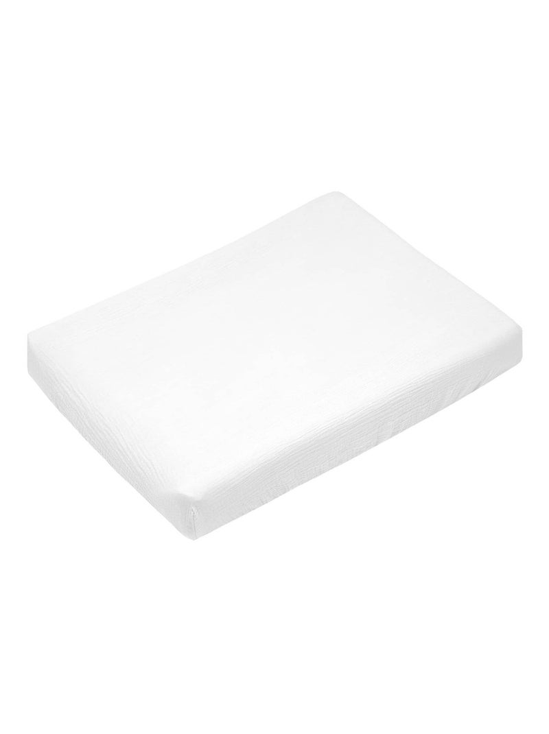 Housse de matelas à langer + éponge bambou, Jeanne SEVIRA KIDS Blanc - Kiabi