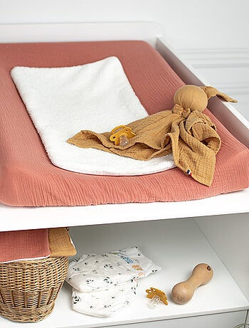 Housse de matelas à langer + éponge bambou, Jeanne SEVIRA KIDS