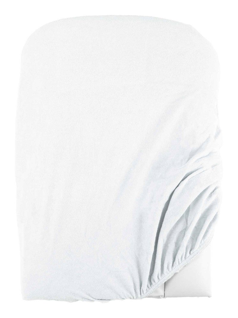 Housse de matelas à langer éponge Blanc - Kiabi