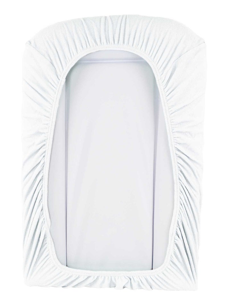 Housse de matelas à langer éponge Blanc - Kiabi