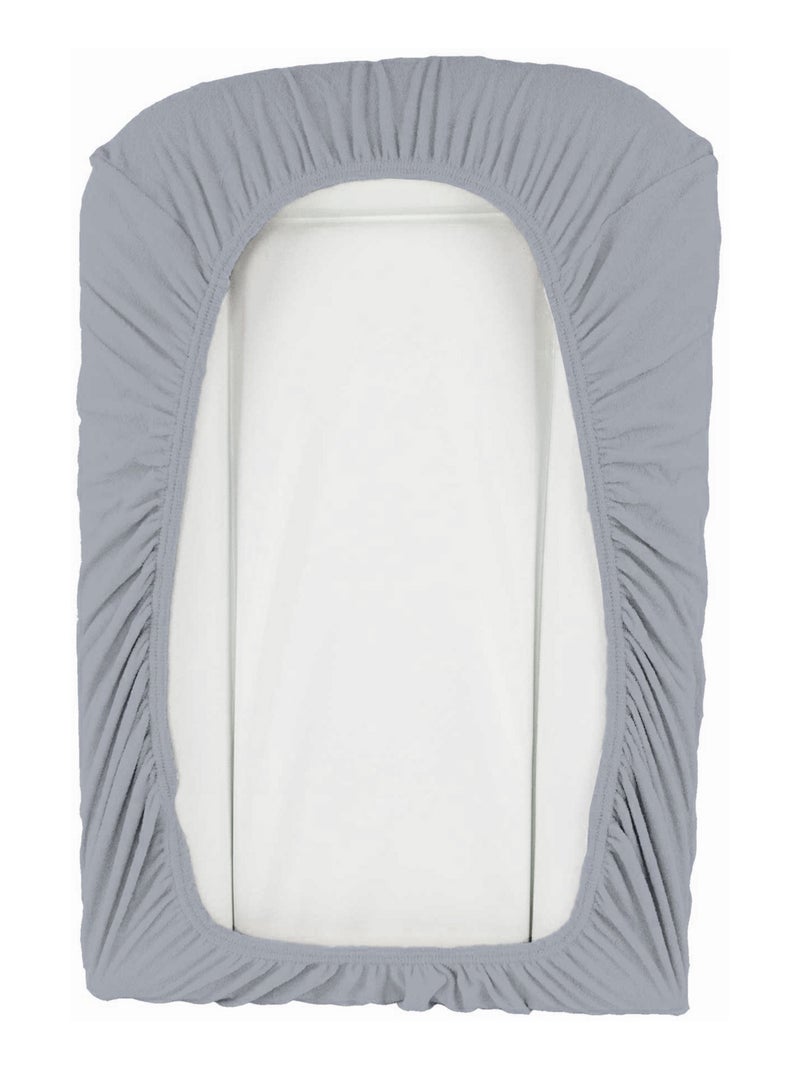 Housse de matelas à langer éponge Gris perle - Kiabi