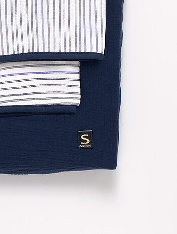 Housse de matelas à langer et linges en gaze de coton - SAUTHON