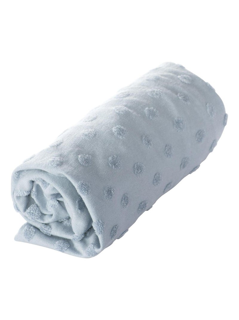 Housse de matelas à langer extensible en coton bio 'Lil Planet' ROBA Bleu clair - Kiabi