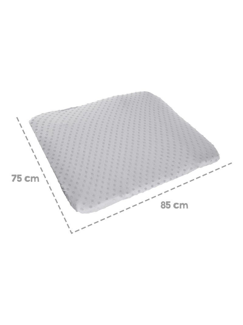 Housse de matelas à langer extensible en coton bio 'Lil Planet' ROBA Gris Argenté - Kiabi