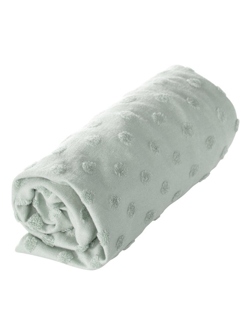 Housse de matelas à langer extensible en coton bio 'Lil Planet' ROBA Vert d'eau - Kiabi