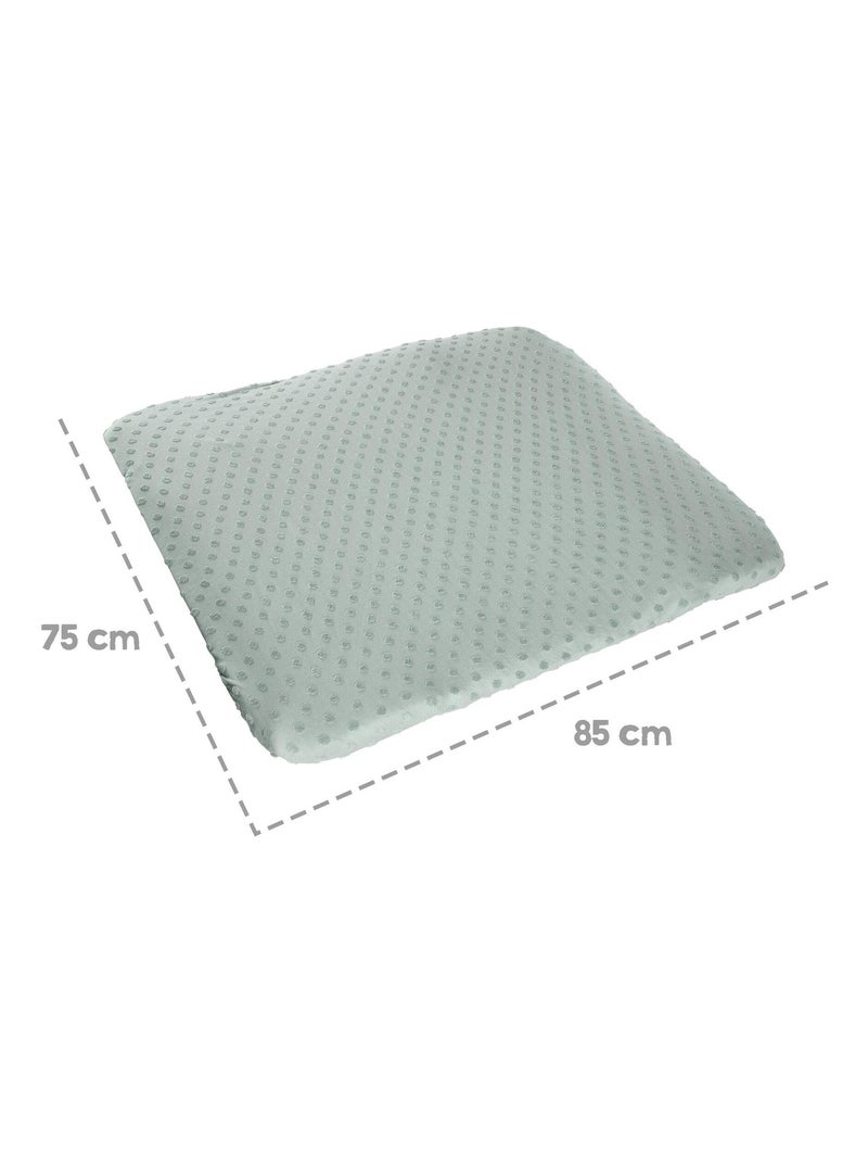 Housse de matelas à langer extensible en coton bio 'Lil Planet' ROBA Vert d'eau - Kiabi