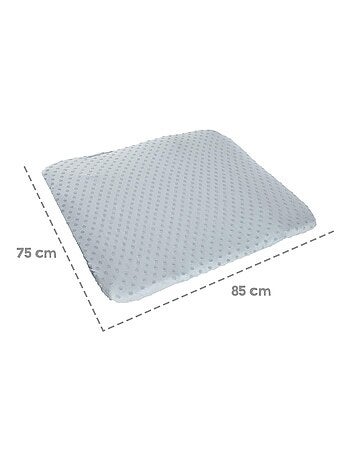 Housse de matelas à langer en coton bio motif pois en relief 'ROBA' 'Seashells'