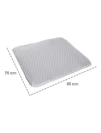 Housse de matelas à langer en coton bio motif pois en relief 'ROBA' 'Seashells'