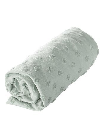 Housse de matelas à langer en coton bio motif pois en relief 'ROBA' 'Seashells'