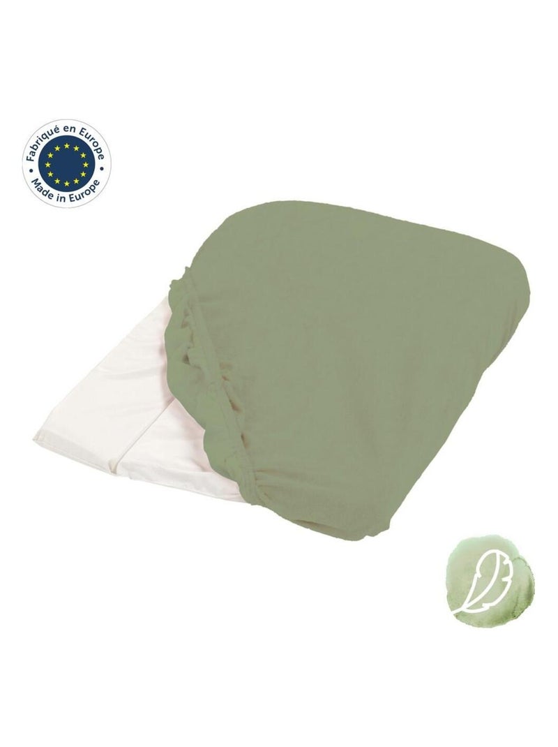 Housse de matelas à langer kaki éponge 50x75cm Kaki - Kiabi