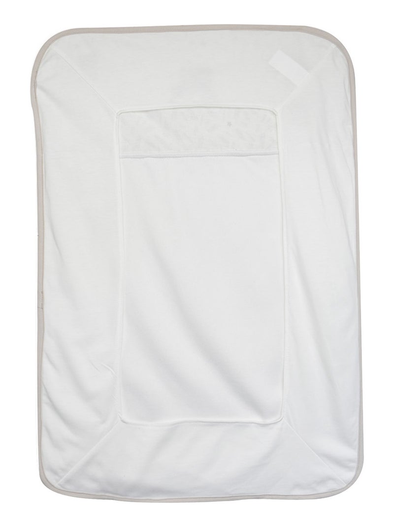 HOUSSE DE MATELAS A LANGER MAILLE Gris - Kiabi