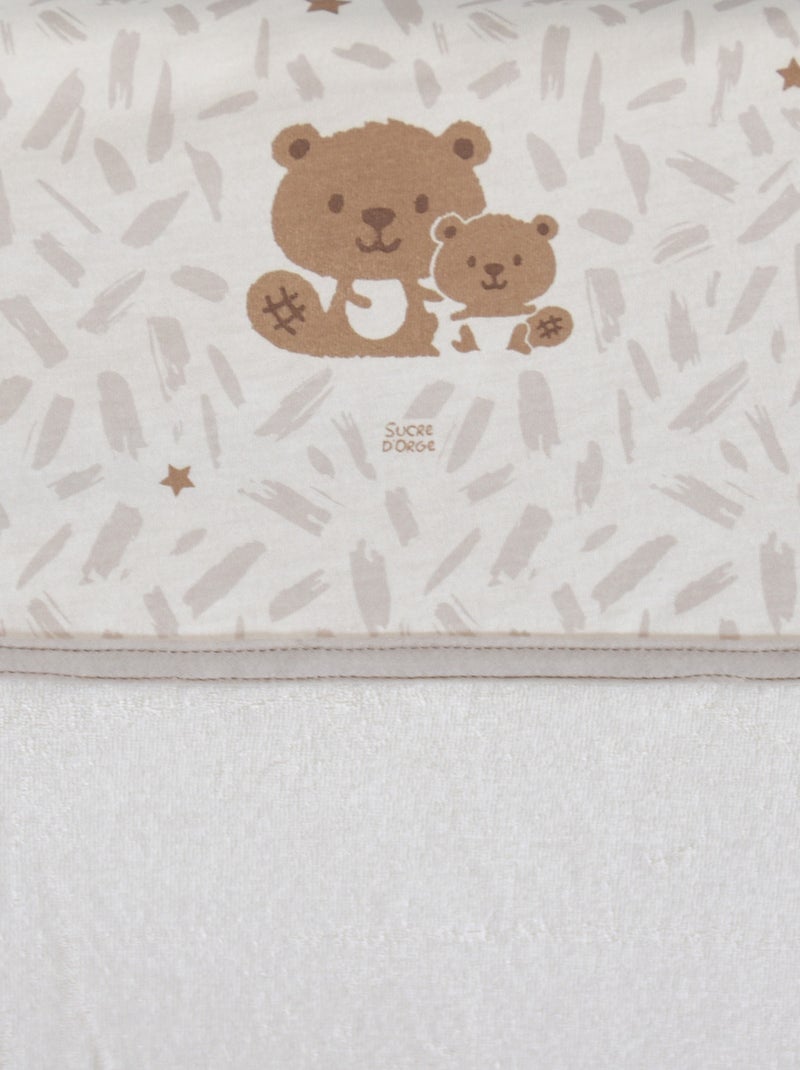 HOUSSE DE MATELAS A LANGER MAILLE Gris - Kiabi