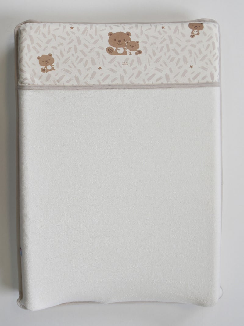 HOUSSE DE MATELAS A LANGER MAILLE Gris - Kiabi