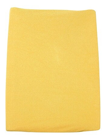 Housse de matelas à langer moutarde (70 x 50 cm)