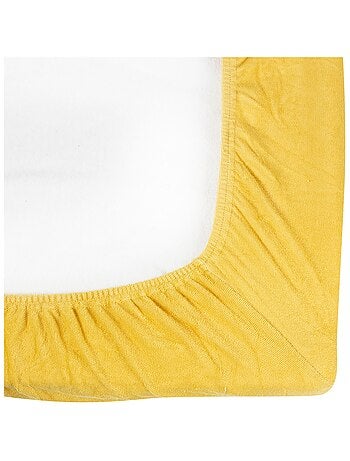 Housse de matelas à langer moutarde (70 x 50 cm)