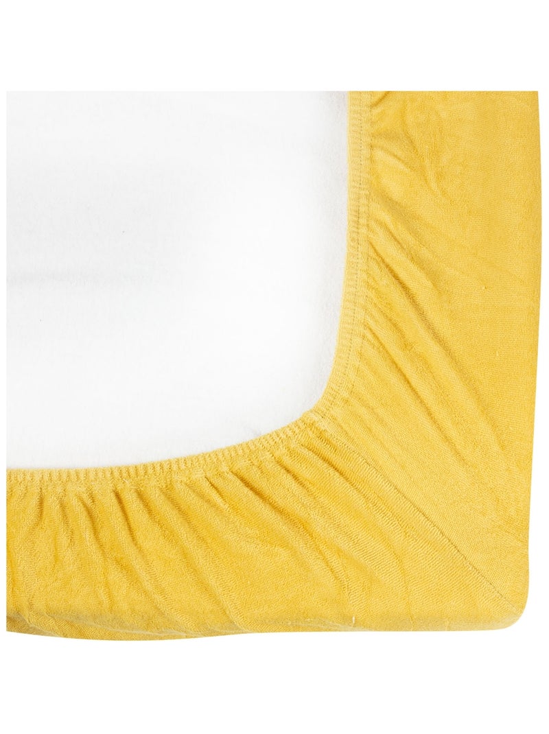 Housse de matelas à langer moutarde (70 x 50 cm) Jaune - Kiabi