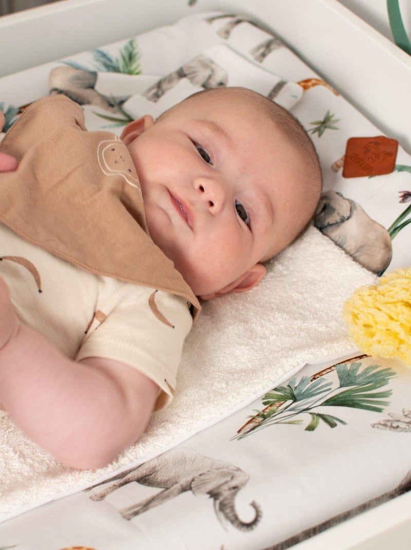 Housse de matelas à langer + tapis de change, Safari SEVIRA KIDS Multicolore - Kiabi