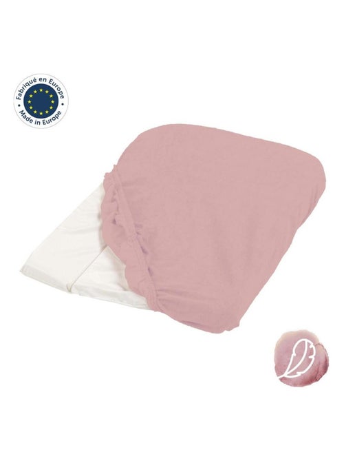Housse de matelas à langer vieux rose éponge  50x75cm - Kiabi