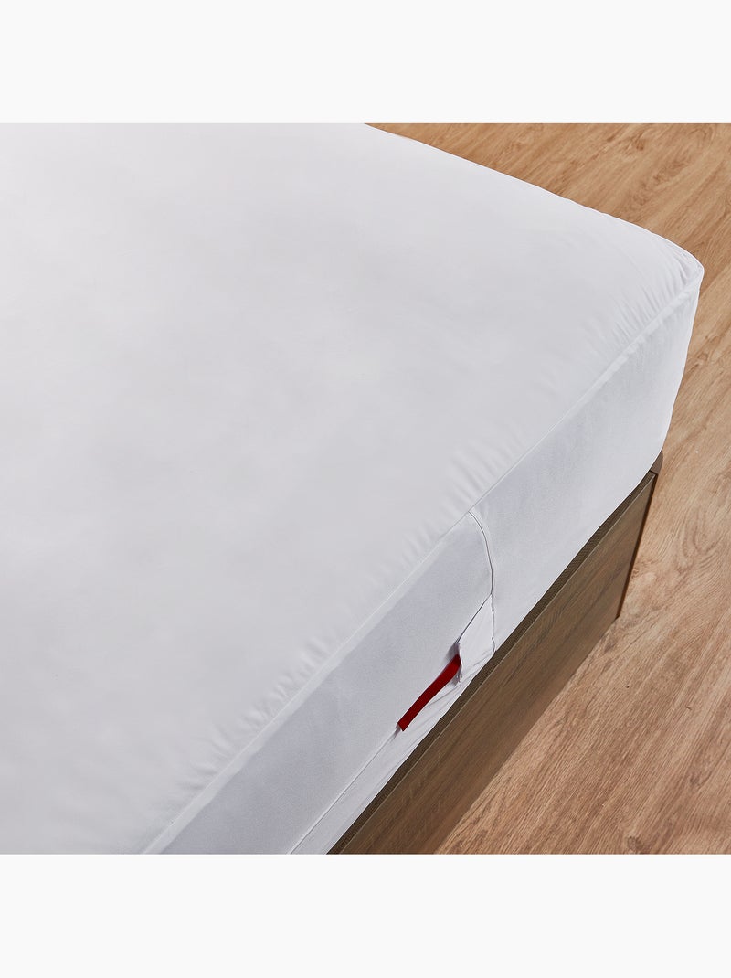 Housse de Matelas Anti-punaises de Lit Imperméable et Respirante Blanc - Kiabi