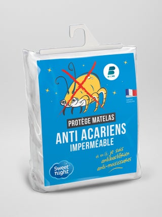 Housse de matelas imperméable anti acariens