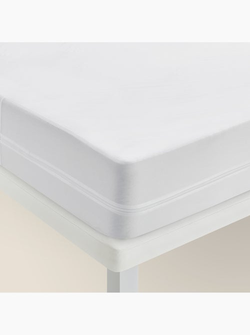 Housse de Matelas Imperméable et Respirante Silencieuse, Couvre 6 Faces, jusqu'à 34 cm - Kiabi
