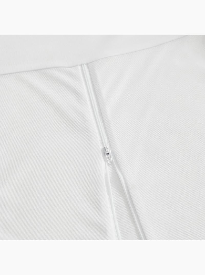 Housse de Matelas Imperméable et Respirante Silencieuse, Couvre 6 Faces, jusqu'à 34 cm Blanc - Kiabi