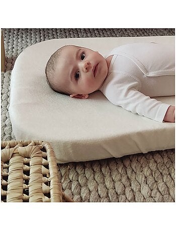 Housse de matelas ? langer en viscose de bambou