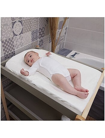 Housse de matelas ? langer en viscose de bambou