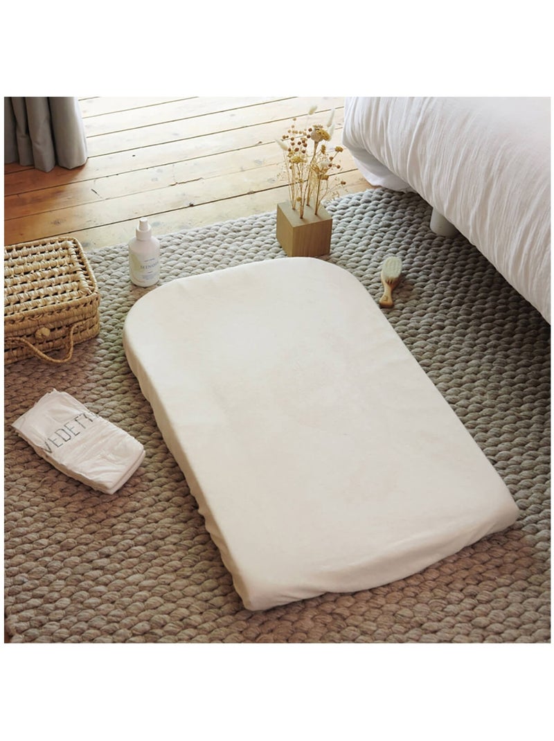 Housse de matelas ? langer en viscose de bambou Ecru - Kiabi