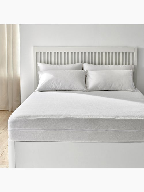Housse de Matelas Respirante à l'Aloe Vera , Tissu Éponge Doux et Protection Intégrale - Kiabi