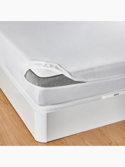 Housse de Matelas Respirante à l'Aloe Vera , Tissu Éponge Doux et Protection Intégrale - Kiabi