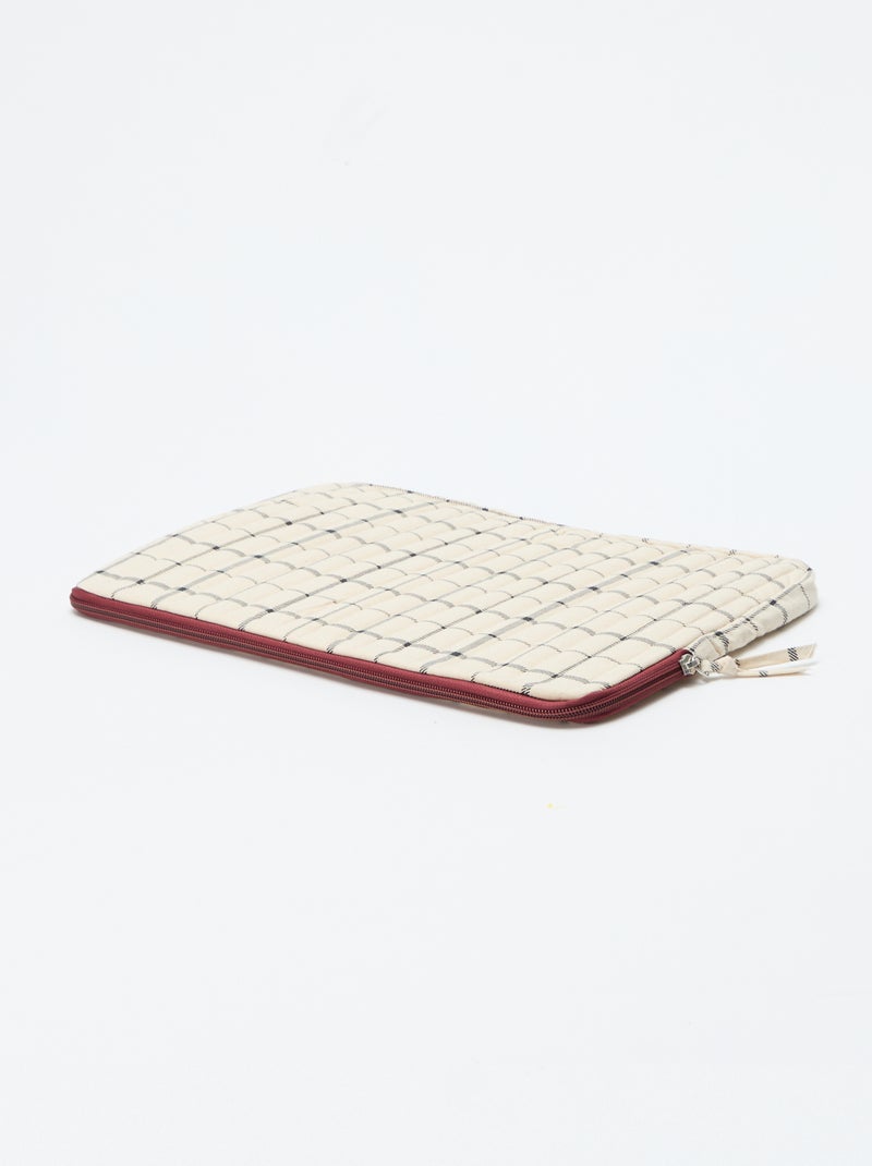 Housse de PC ou de tablette - 15 pouces Beige - Kiabi