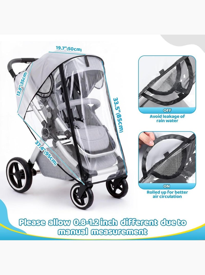 Housse de pluie transparente universelle pour poussette Orzbow N/A - Kiabi