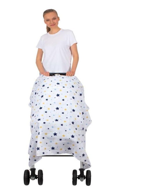 Housse de poussette IMPRIME MOUSSELINE - Kiabi
