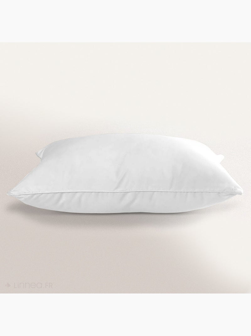 Housse de Protection d'oreiller AUBIN coton gratté 2 faces 220g/m² Blanc - Kiabi