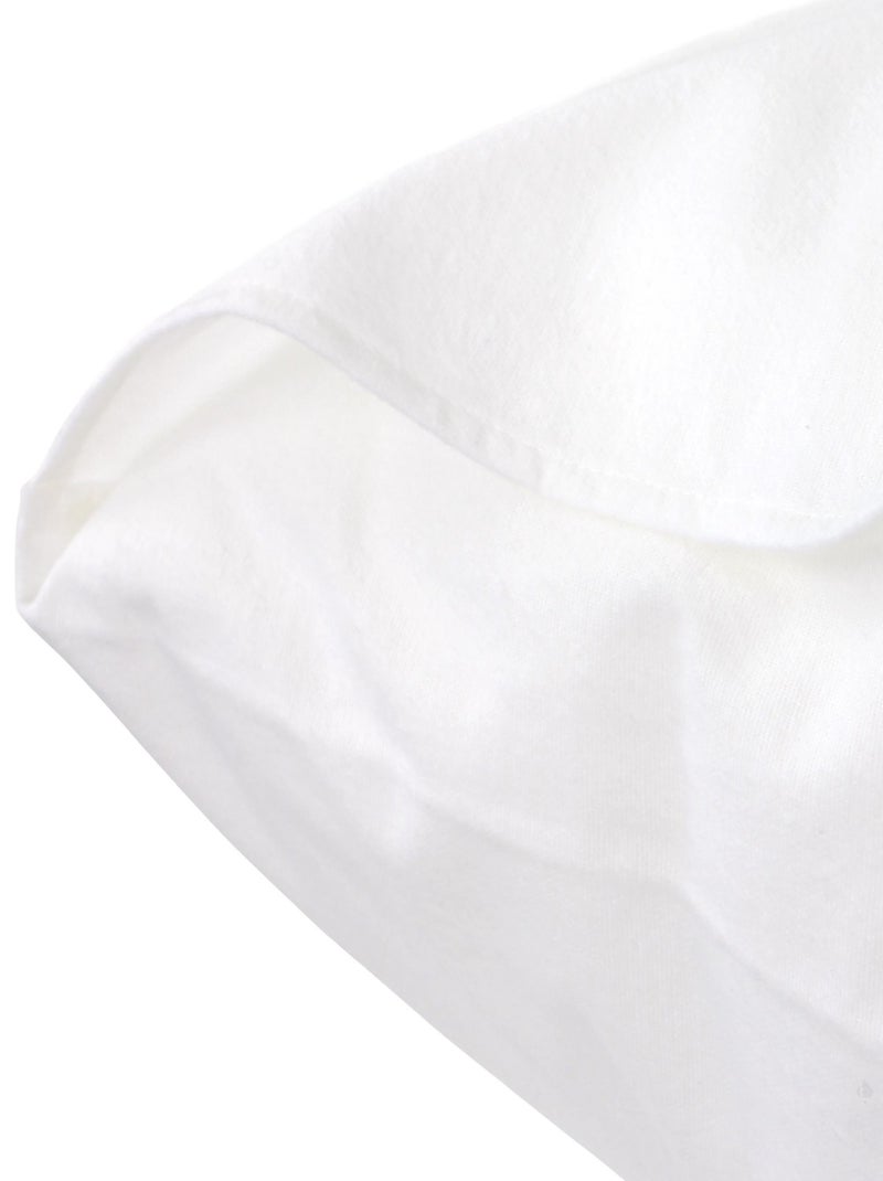Housse de protection d'oreiller imperméable ARNON Rabat portefeuille Blanc - Kiabi