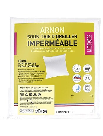 Housse de protection d'oreiller imperméable ARNON Rabat portefeuille