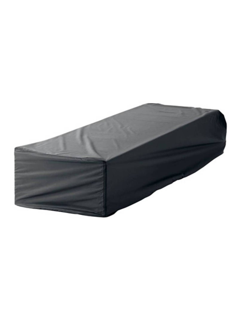 Housse de protection pour bain de soleil - 194 x 71 x 35 cm - Noir Noir Noir - Kiabi