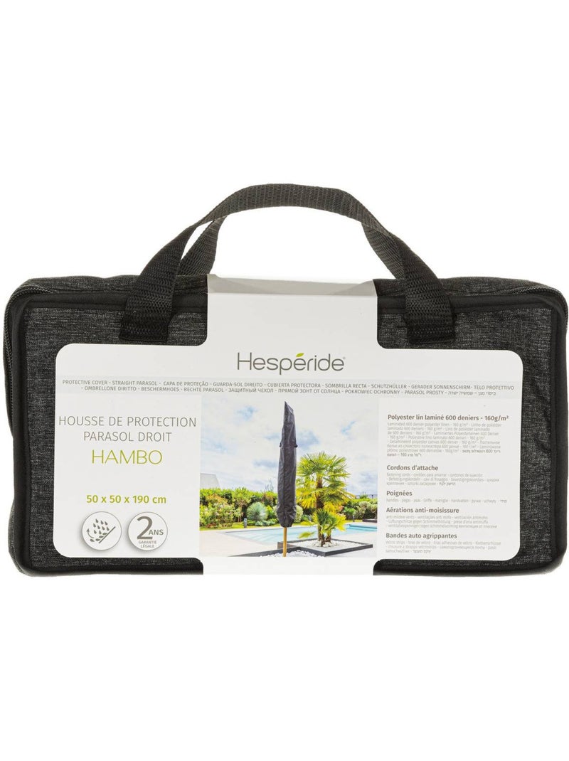 Housse de protection pour parasol droit hambo Noir Blanc - Kiabi