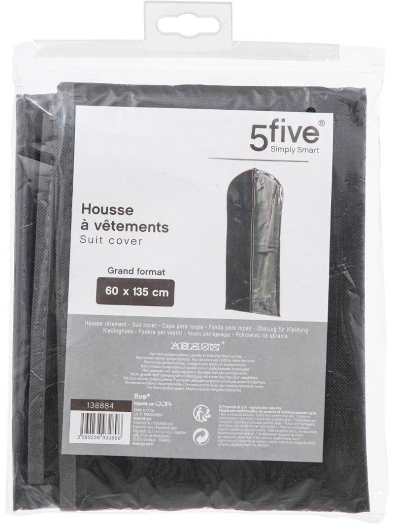 Housse de protection pour vêtements dressy Noir - Kiabi