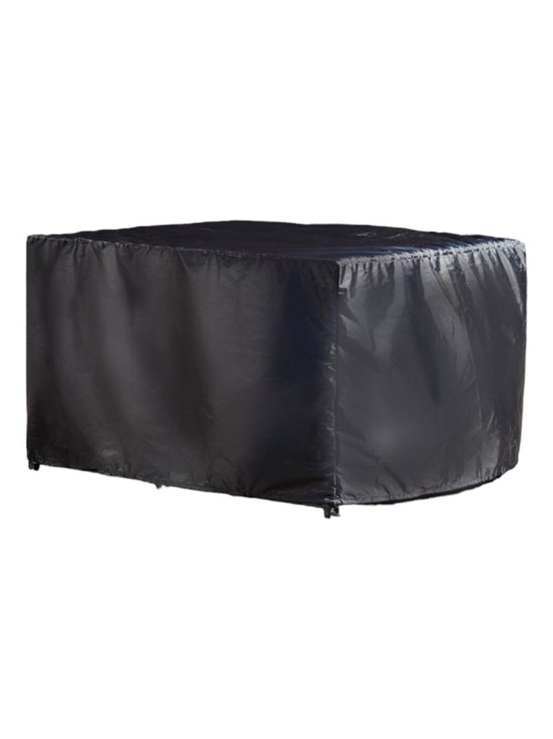 Housse de protection salon de jardin 119x119x70cm - Miami, Monaco, Sunset (4C & 4C4F) Noir - Kiabi