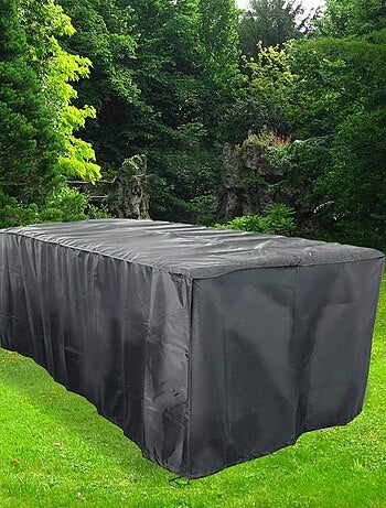 Housse de protection salon de jardin 155x94x68 + chaises - Lusiana 6 places