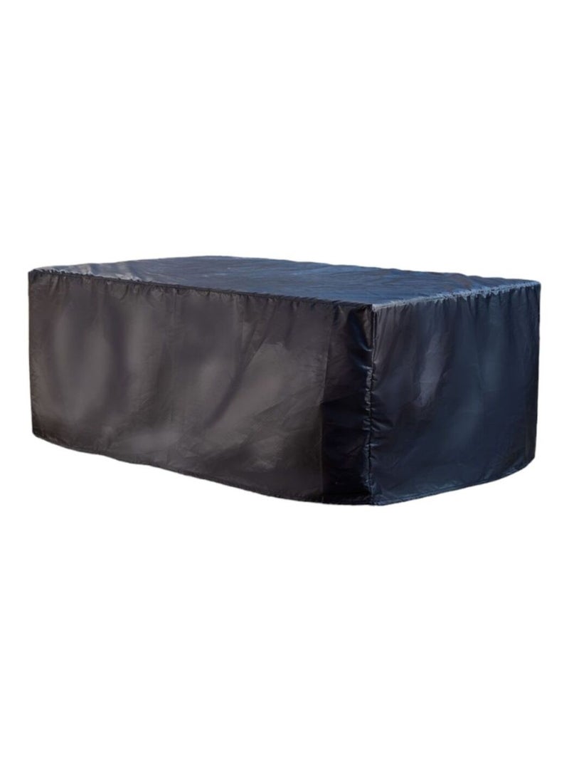 Housse de protection salon de jardin 184x119x70cm - Miami, Monaco, Sunset (6C & 6C4F) Noir - Kiabi