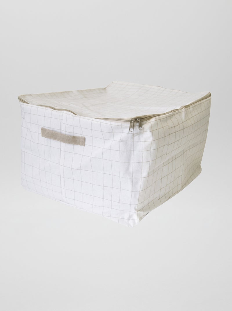 Housse de rangement en toile Beige - Kiabi