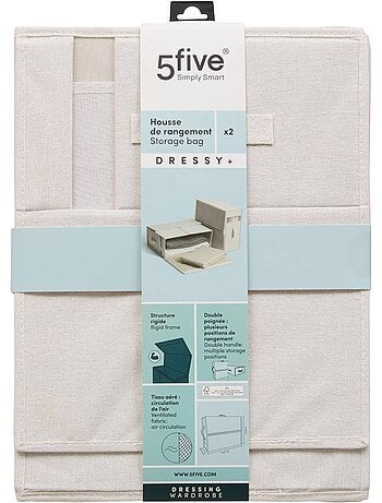 Housse de rangement rectangulaire dressy plus