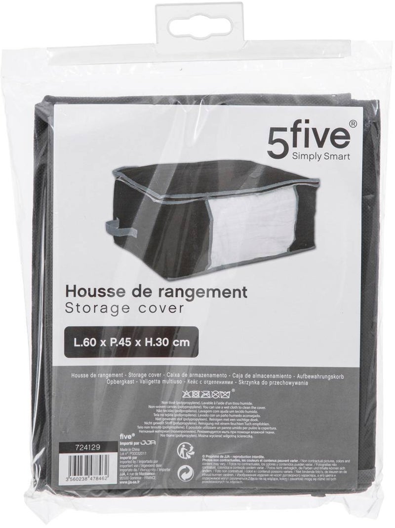 Housse de rangement sous lit dressy Noir - Kiabi